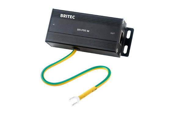 BR-POE-M 이더넷 연결 RJ45 서지 보호 PoE 이더넷 서지 보호기 번개 네트워크 POE 기가비트 1000mbps Rj45 이더넷 야외 서지 보호기 산업용 네트워크 아울렛 금속 하우징