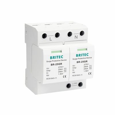 BRITEC BR-25GR 2P 275V 1형 초상압 보호 장치 번개 보호기