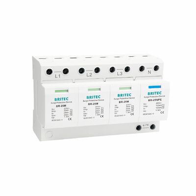 BR-25M 3+1 150V 275V 320V 440V 서지 보호 장치 서지 타입 1 서지 보호 SPD 공급업체 3상 전력 서지 보호기 Überspannungsableiter