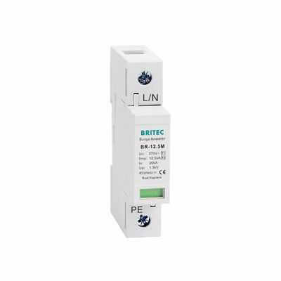 320V 백색 전류 파동 보호 장치 하나 폴란드 타입-1 +2 AC 종류 1+2 SPD