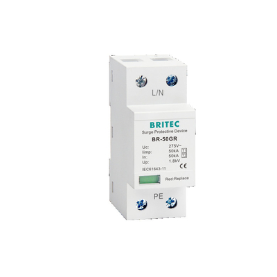 3상 BR-50GR 275 3P Spd Ac 종류 1 서지 보안 장치 피뢰기 T1 T2