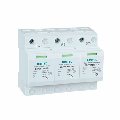 BRPV3-1500-12.5 태양광 Spd 태양 전지 보호 t1 t2 dc 장치 PV arrester DC 1500V