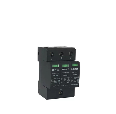 TY-40 3P 초상압 보호 장치 275v 번개 보호 Spd 타입 2 번개 차단기