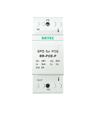 신호 서지 어레스터 네트워크 rj45 서지 보호 POE 서지 어레스터 데이터 SPD Cat6 라인 서지 보호기 NET 6 PoE
