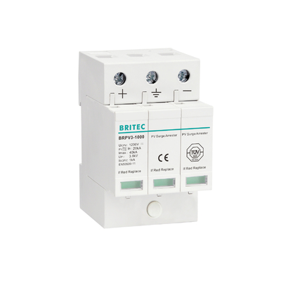 BRPV2-600 600V DC 초상압 보호 장치 원격 신호화 pv 번개 차단기 태양 spd dc600v pv 초상압 차단기