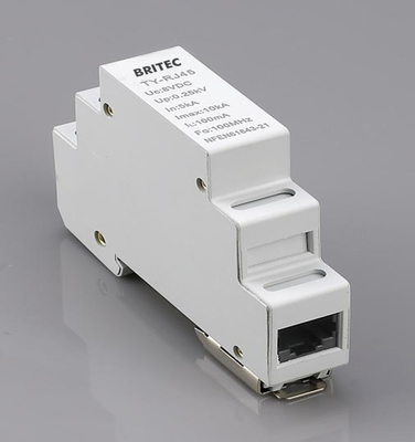 RJ45 SPD 이더넷 데이터 급증 보호 장치 Din Rail 급증 차단 장치 번개 네트워크