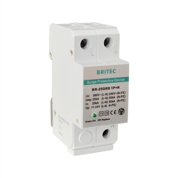 25KA 275V 1형 전압상승 보호기 AC 번개 보호기 BR-25GRS 1+1