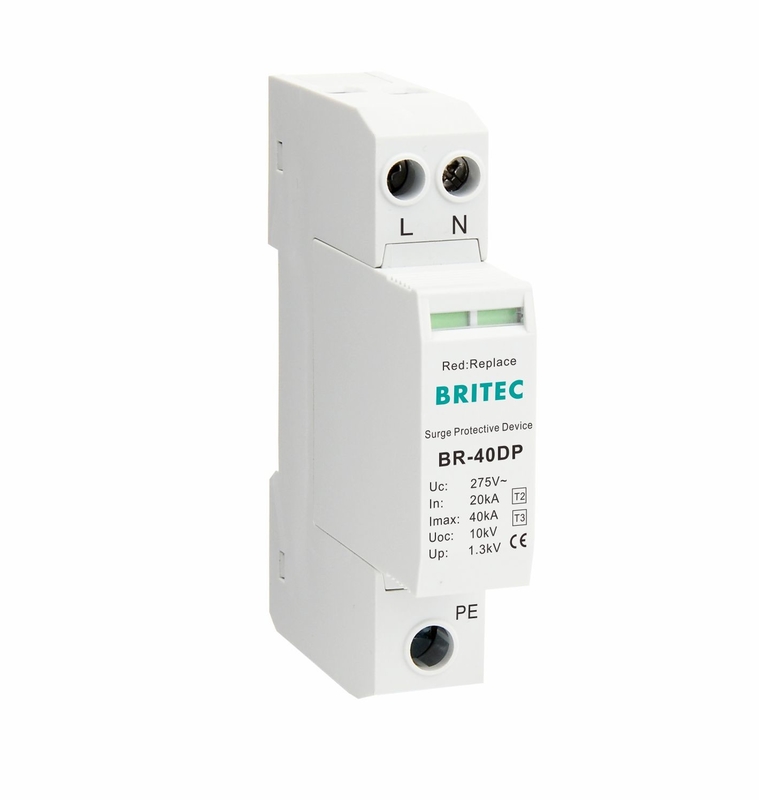 BR-40DP 2P 275v 등급 전압 급류 보호 장치 3형 Spd