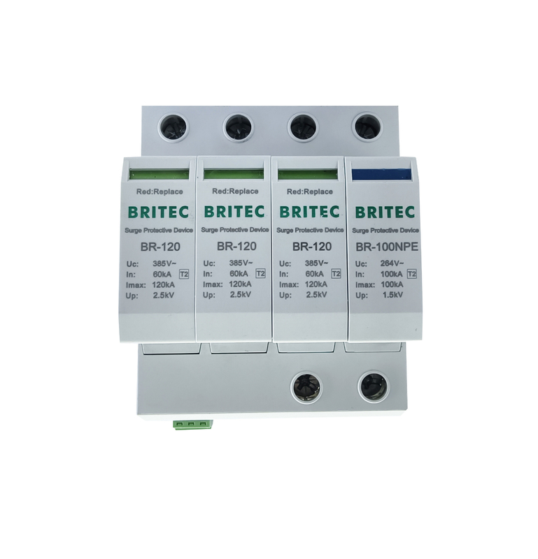 BR-120 전기 시스템용 2형 초상압 보호 장치 번개 차단기 TUV/CE/CB/IEC 인증