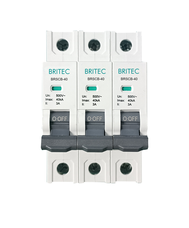 BRSCB-40 3P OEM ODM SPD 돌풍 보호 장치 후방 보호 Spd 백업 보호기