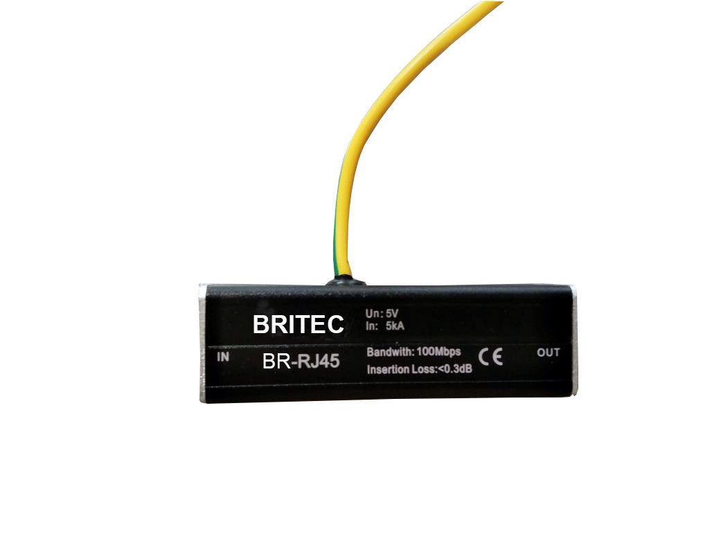 LAN 이더넷 서지 보안 장치 네트워크 spd를 위한 TUV 100Mbps 신호 데이터 RJ45 SPD 서지 안전장치