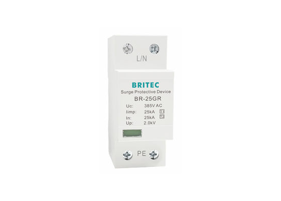 25kA 385V 전원 공급 시스템에 대한 Din Rail 장착 장치와 함께 전압 보호 장치 SPD