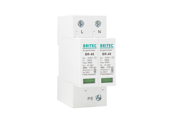 2P 단일 단계 2형 AC 전압 차단 장치 번개 보호 장치