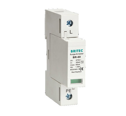 BR-60 3P 서지 차단 장치 피뢰기 Spd Type2