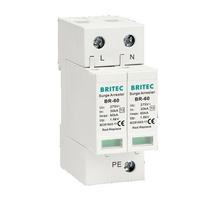 BR-60 3P 서지 차단 장치 피뢰기 Spd Type2
