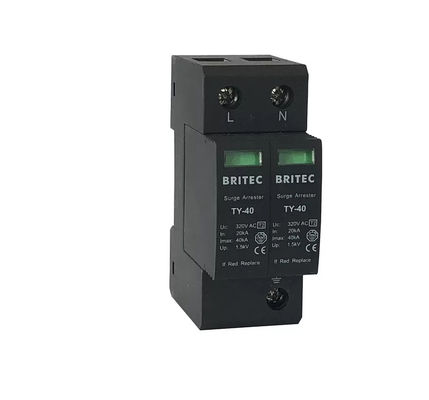 TY-40 3P 초상압 보호 장치 275v 번개 보호 Spd 타입 2 번개 차단기