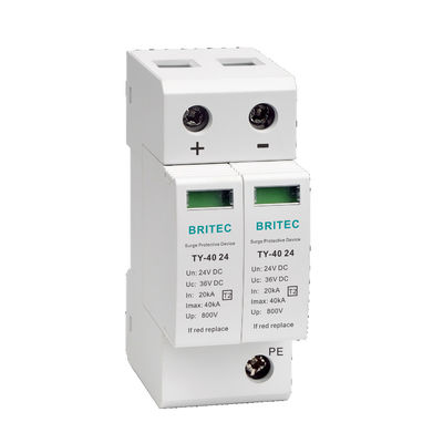 TY-40 220 DC SPD 전압 보호 장치 타입 2 태양 전압 차단기 DC 220V