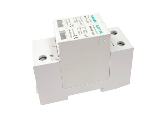 40kA DC 600V Pv 서지 피뢰기 35mm 소음 레일 서지 보호 장치