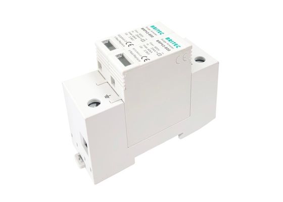 태양 Spd Pv 600V DC 초상압 보호 장치 원격 접촉 장치와 장착 된 Din Rail