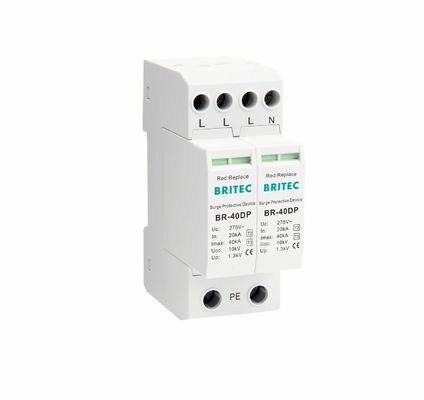 BR-275 40DP 4 275v 등급 전압 급류 보호 장치 유형 3 Spd 유형 2 및 3 spd 유형 2 및 3 spd