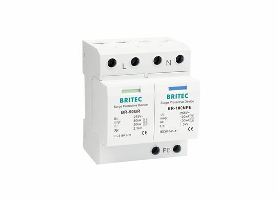 반 번개 1형 1P+NPE IP20 IEC61643-11 급증 보호 장치