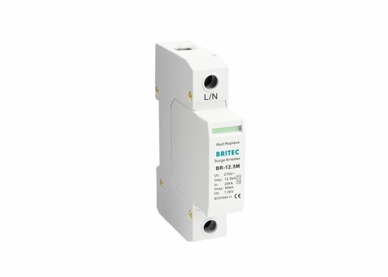 320V 백색 전류 파동 보호 장치 하나 폴란드 타입-1 +2 AC 종류 1+2 SPD