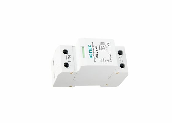 25kA 클래스 I 타입 1 클래스 B SPD 단일 단계 전압 차단기