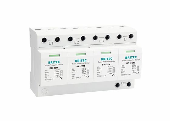 번개 차단기 4극 1형 전압 보호기 열 플라스틱 구조