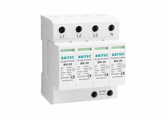 IEC61643-1 20kA SPD Type 2 서지 보호 장치 서지 아레스터