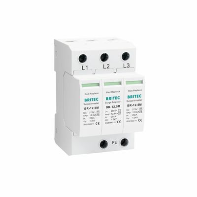 BR-12.5M 4P 1형 전압 보호 장치 spd 전압 보호 장치 ac 1형 12.5ka spd 1형 spd Überspannung 12.5ka 전압 억제기 산업 전압 보호 장치
