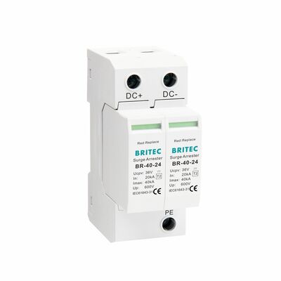 BR-40 24 카메라 dc spd 전압상조 보호 장치 Earthing 전압상조 보호 Dc Spd Type 2 보안 감시 DC 전압상조 보호기