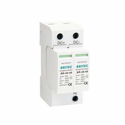 BR-40 24 카메라 dc spd 전압상조 보호 장치 Earthing 전압상조 보호 Dc Spd Type 2 보안 감시 DC 전압상조 보호기