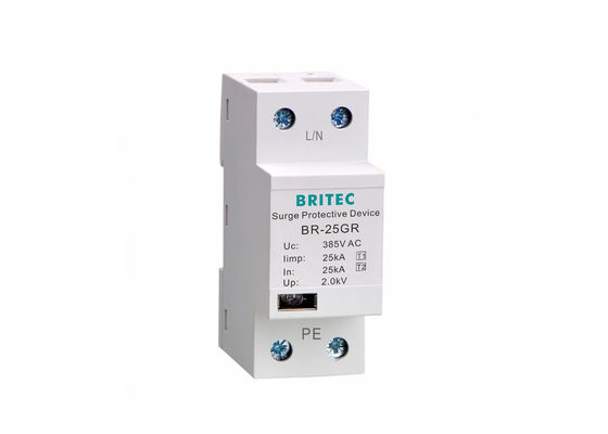 25kA 385V 전원 공급 시스템에 대한 Din Rail 장착 장치와 함께 전압 보호 장치 SPD