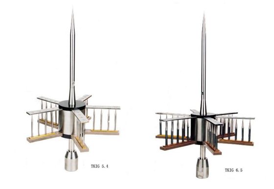 이른 전기도금한 것 4.3  피뢰기 SUS304 방전용 로드 피뢰침