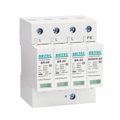 BR275-60 2P 2P AC SPD 60kA 2P 단상 서지 보호 장치(SPD) 서지 피뢰기 서지 보호 장치