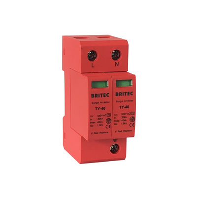 40kA 3상 전기 장비 서지 차단 장치 천둥 보호기