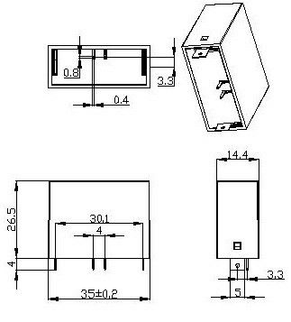 BRPV - 20RS 500V DC 서지 차단 장치 PCB SPD 탑재