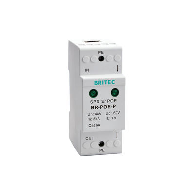 BR-POE-M RJ45 POE 이더넷 데이터 급증 보호 장치 poe 번개 보호 네트워크 POE 전력 rj45 급증 보호 NET 6 POE 급증 보호 장치