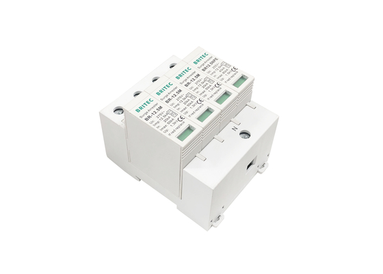 AC 275v 유형 1+2 3극 + NPE 전원 낙뢰 보호 클래스 1+2 서지 피뢰기