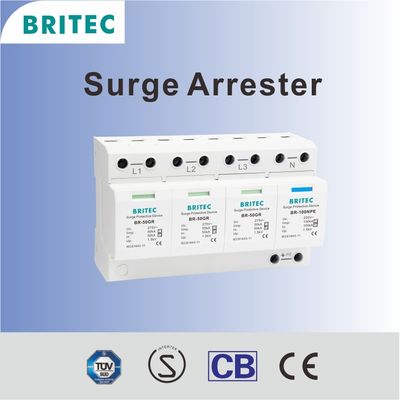 BR-50GR 3+1 초상압 보호 장치 spd 초상압 보호기 ac 1형 천둥 보호기 1 2형 spd
