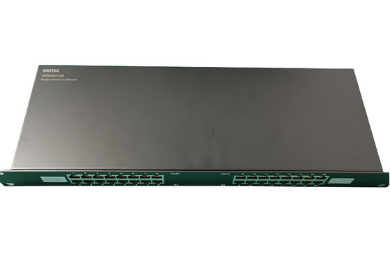 BRRJ45H-16R 신호 통신 급증 차단기 1000M 랙 마운트 이더넷 급증 보호기
