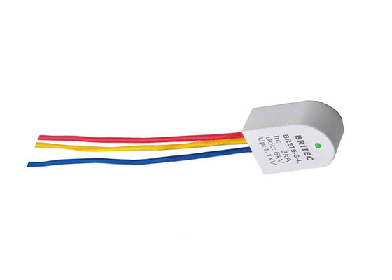 (8/20μS) 6kV/3kA 유형에서 Uoc/3 Spd 종류 III 큰 파도 피뢰기 소형 디자인